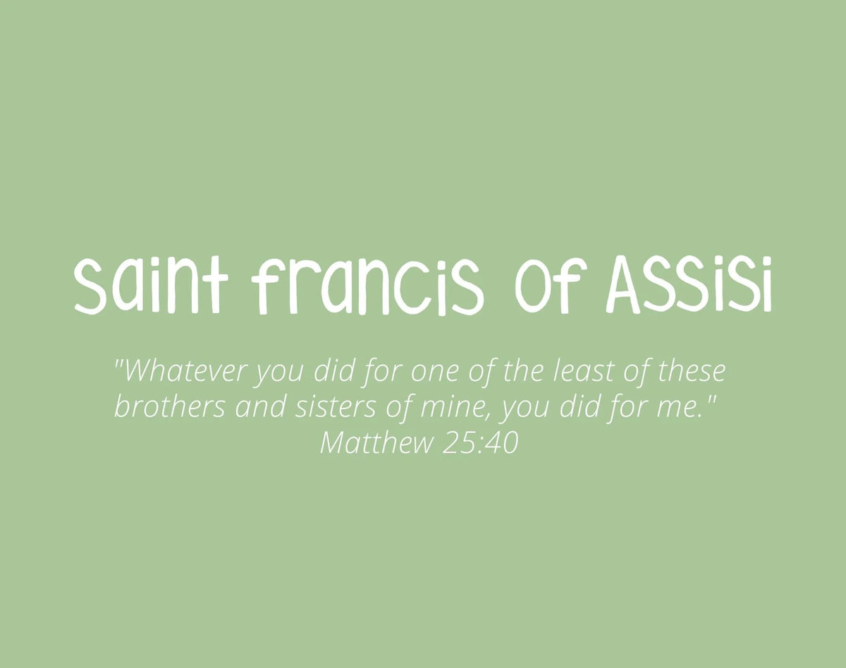 Saint Francis of Assisi prayer pillow detail