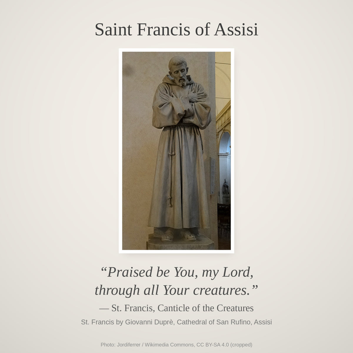 Saint Francis of Assisi
